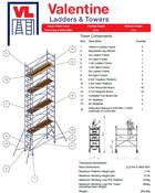 UTS Access Tower 0.85m (W) x 2.5m (L) 7.7m Platform Height image