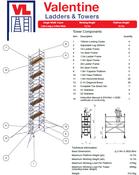 UTS Access Tower 0.85m (W) x 1.8m (L) 10.7m Platform Height image