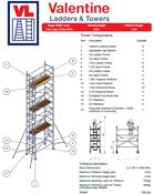 UTS Access Tower 0.85m (W) x 1.8m (L) 6.2m Platform Height image