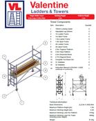 UTS Access Tower 0.85m (W) x 2.5m (L) 1.2m Platform Height image