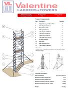 UTS One Man Stairwell Tower 5.1m Platform Height