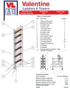 UTS Access Tower 0.85m (W) x 2.5m (L) 11.7m Platform Height image