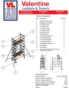 UTS Access Tower 0.85m (W) x 1.8m (L) 3.2m Platform Height image