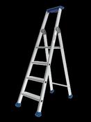 Tubesca Maxibat Platform Stepladder 4 Tread image