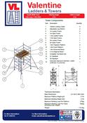 UTS Access Tower 1.45m (W) x 1.8m (L) 2.7m Platform Height image
