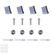 Little Giant Ladders Classic Inner Feet Replacement Kit
