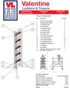 UTS Access Tower 0.85m (W) x 1.8m (L) 10.2m Platform Height image