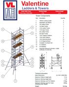 UTS Access Tower 0.85m (W) x 1.8m (L) 5.7m Platform Height image