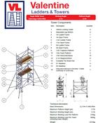 UTS Access Tower 0.85m (W) x 1.8m (L) 3.7m Platform Height image
