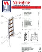 UTS Access Tower 0.85m (W) x 2.5m (L) 9.2m Platform Height image