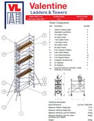 UTS Access Tower 0.85m (W) x 2.5m (L) 6.7m Platform Height image