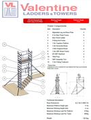 UTS One Man Stairwell Tower 3.1m Platform Height