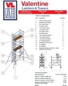 UTS Access Tower 0.85m (W) x 1.8m (L) 4.7m Platform Height image