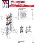 UTS 700 Fold Out Access Tower 5.3m Platform Height
