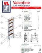 UTS Access Tower 0.85m (W) x 2.5m (L) 9.7m Platform Height image