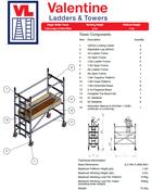 UTS Access Tower 0.85m (W) x 1.8m (L) 1.2m Platform Height image