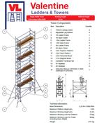 UTS Access Tower 0.85m (W) x 2.5m (L) 8.2m Platform Height image