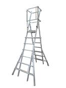 MultiLyte Aluminium Adjustable Platform Stepladder 7-11 Rung image