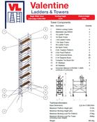 UTS Access Tower 0.85m (W) x 2.5m (L) 12.2m Platform Height image
