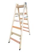 Wooden Double Sided Standing Rung Ladder 2 x 6 image
