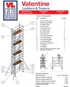 UTS Access Tower 0.85m (W) x 1.8m (L) 8.2m Platform Height image
