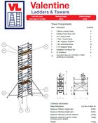 UTS 700 Fold Out Access Tower 6.05m Platform Height