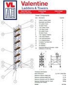 UTS Access Tower 0.85m (W) x 1.8m (L) 11.7m Platform Height image