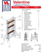 UTS Access Tower 0.85m (W) x 2.5m (L) 5.7m Platform Height image