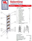 UTS Access Tower 0.85m (W) x 1.8m (L) 9.7m Platform Height image