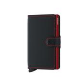 Secrid Miniwallet Matte - Black Red
