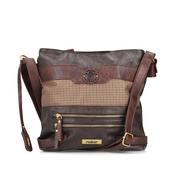 Rieker Crossbody Shimmer Bag - Dark Brown Combi image
