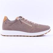 Ara Men Matteo Side Zip Wide Fit Shoe - Taupe Suede - 44 image