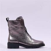Ara Dover Zip Front Boot - Gun Metal - 4