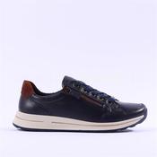 Ara Osaka 2.0 Side Zip Lace Trainer - Navy Leather - 5.5