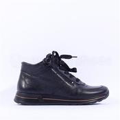 Ara Osaka Twin Zip Lace Boot - Black Gold Leather - 4