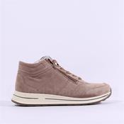 Ara Osaka Twin Zip Lace Boot - Taupe Suede - 5