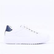 Ara Monaco Platform Laced Trainer - White Navy - 6 image