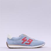 Ara Portofino Laced Retro Trainer - Baby Blue - 5
