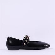 Gabor Jiffy Buckle Strap Patent Pump - Black Gold - 4 image