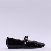 Tamaris Nanala Flat Mary Jane Pump - Black Patent - 40