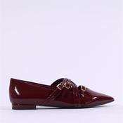 Tamaris Abril Pointed Strappy Flat Shoe - Merlot - 38