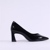 Tamaris Aquila Pointed Block High Heel - Black - 36