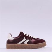 Tamaris Nakja Retro Gumsole Trainer - Bordo Metallic - 36 image