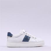 Tamaris Alexia Platform Laced Trainer - White Denim - 36 image