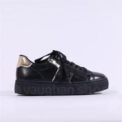 Tamaris Alexia Side Zip Platform Trainer - Black Gold - 37 image