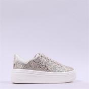 Tamaris Ellidy Platform Laced Trainer - Champagne - 36 image