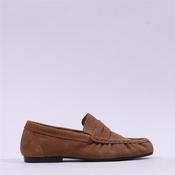 Tamaris Napoli Ruched Suede Penny Loafer - Cognac - 36 image