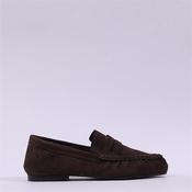 Tamaris Napoli Ruched Suede Penny Loafer - Mocca - 36 image