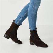 Tamaris Watson Pull On Chelsea Boot - Mocha Suede - 36 image