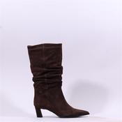 Tamaris Chaya Ruffled Low Heel Mid Calf - Mocca - 36 image
